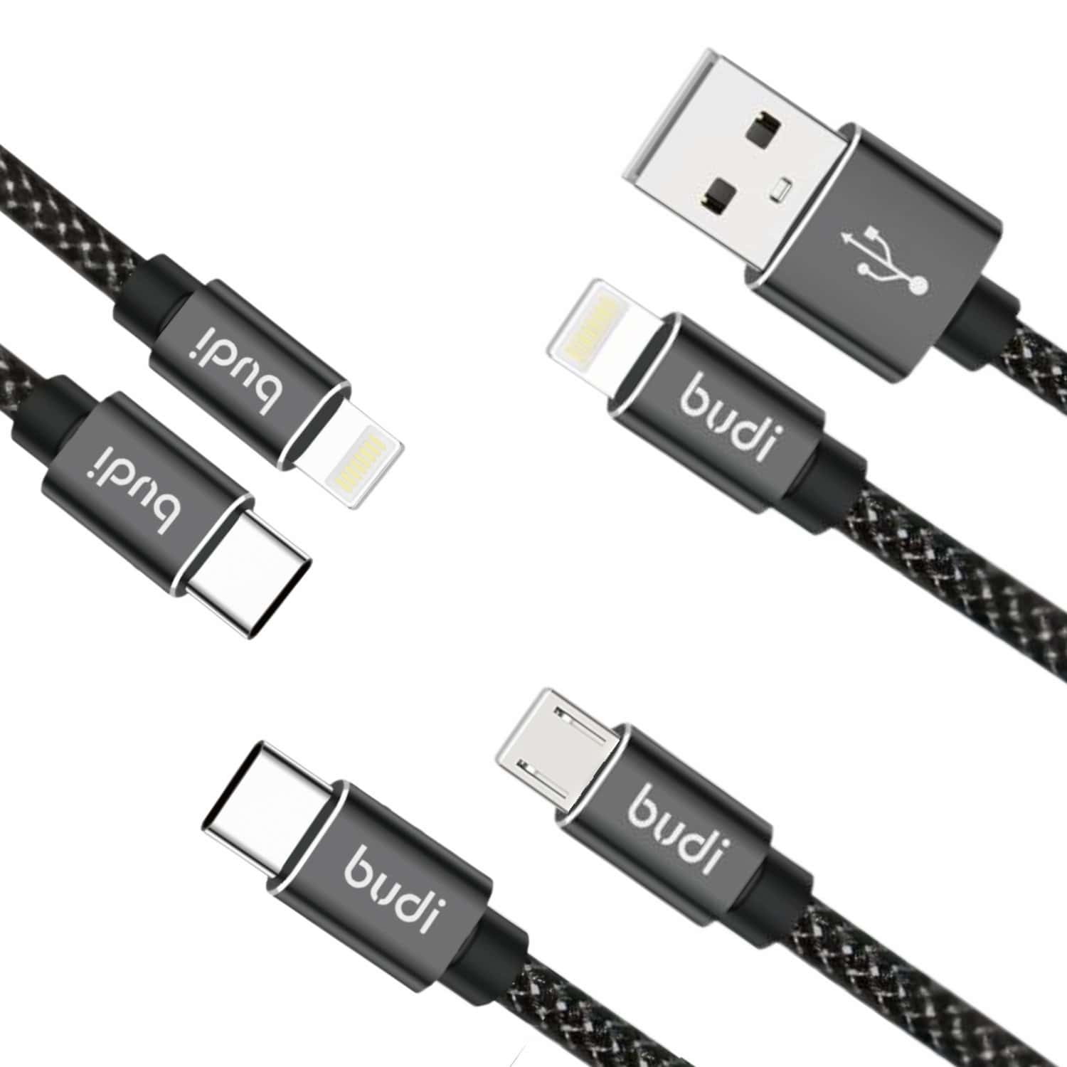 BUDI 1 Metre Charging Cables