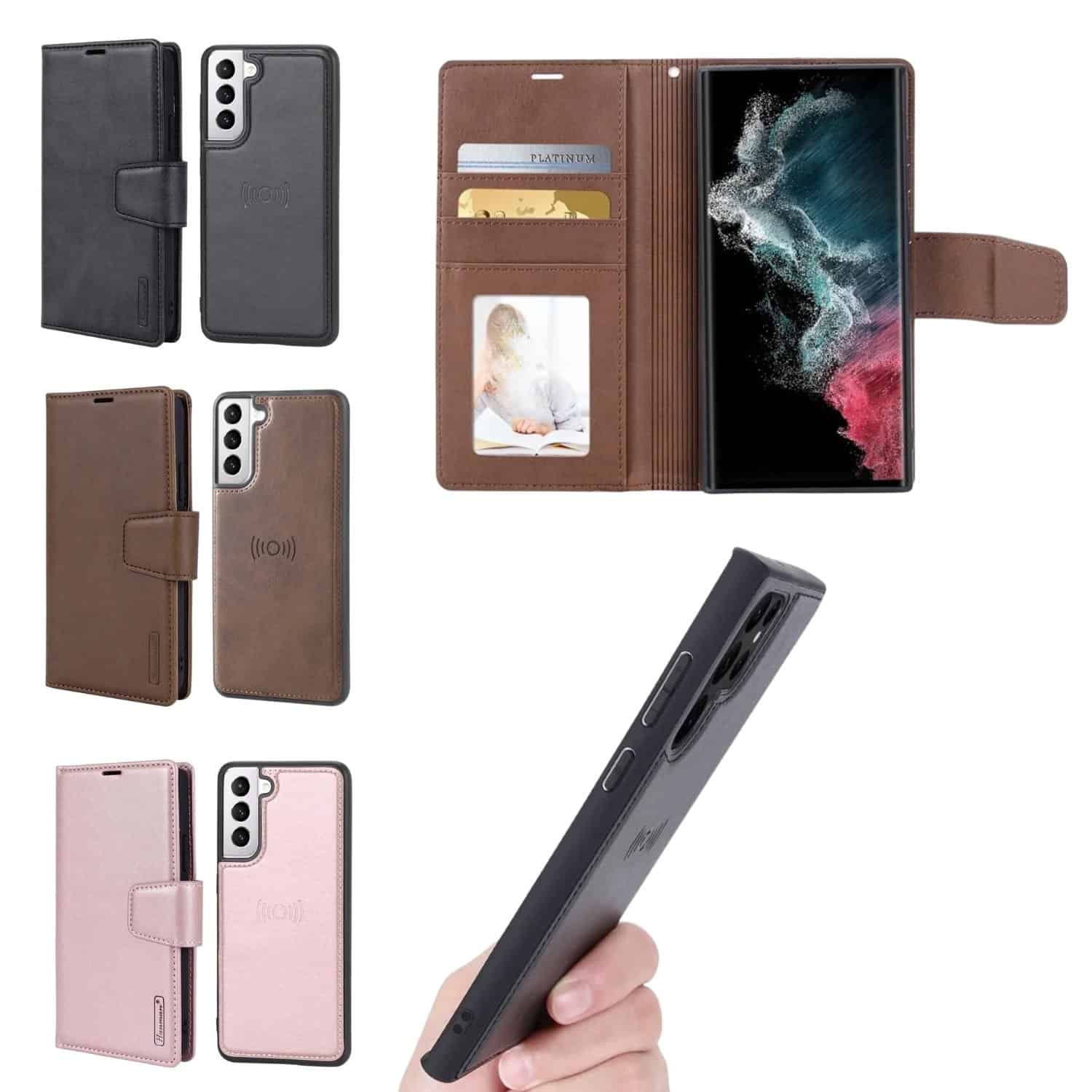 Samsung Galaxy S10 Hanman 2 In 1 Magnetic Wallet Case