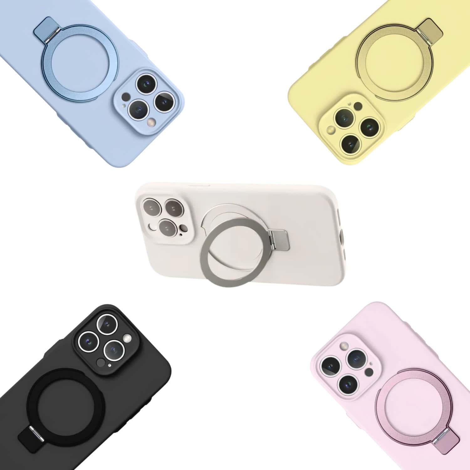 iPhone 13 Pro Max Silicone Stander Magsafe Case