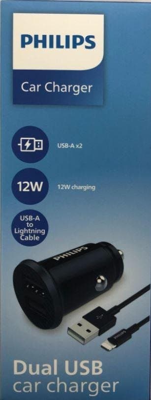 Philips USB Car Charger 12W (DLP2510)