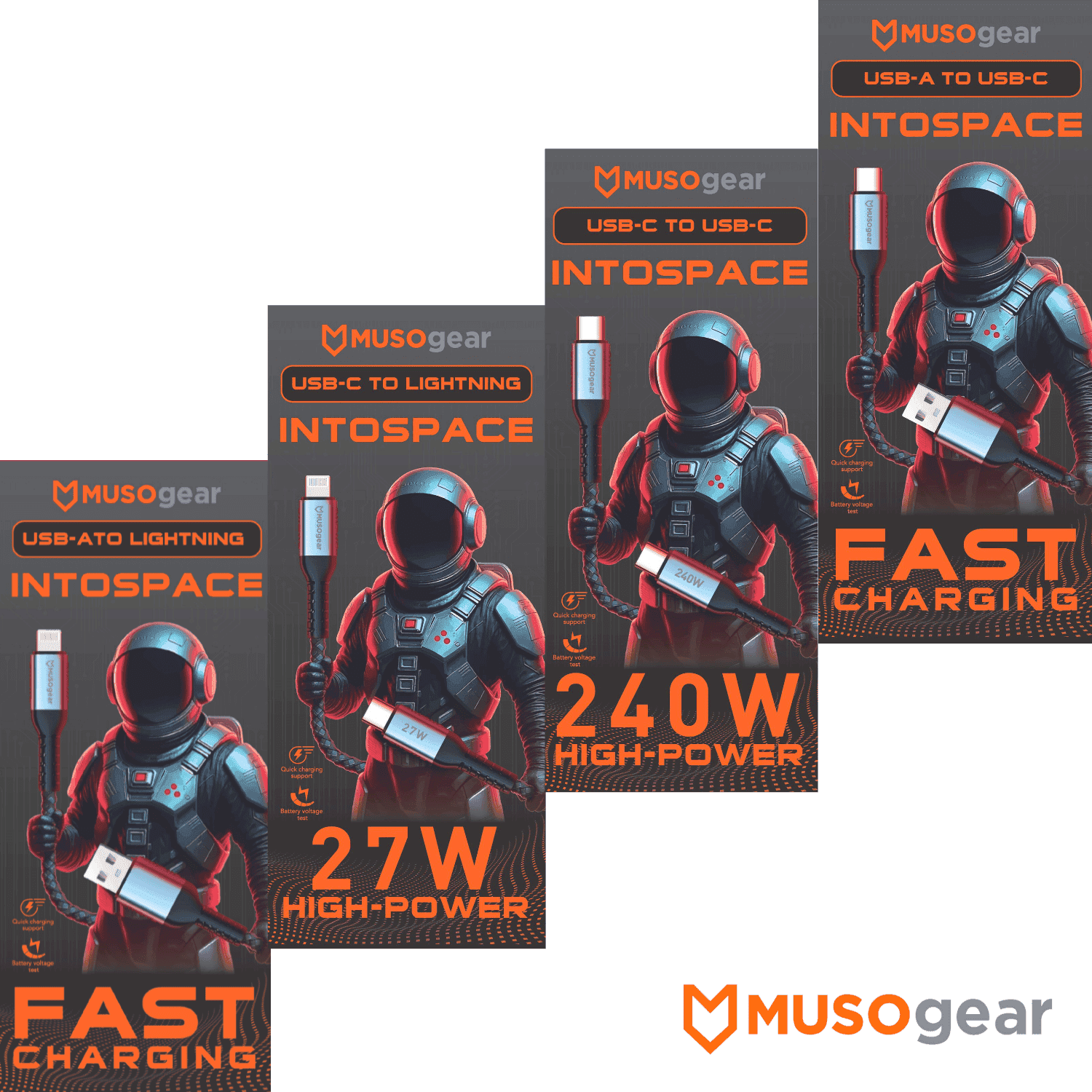 MusoGear Heavy Duty Cables
