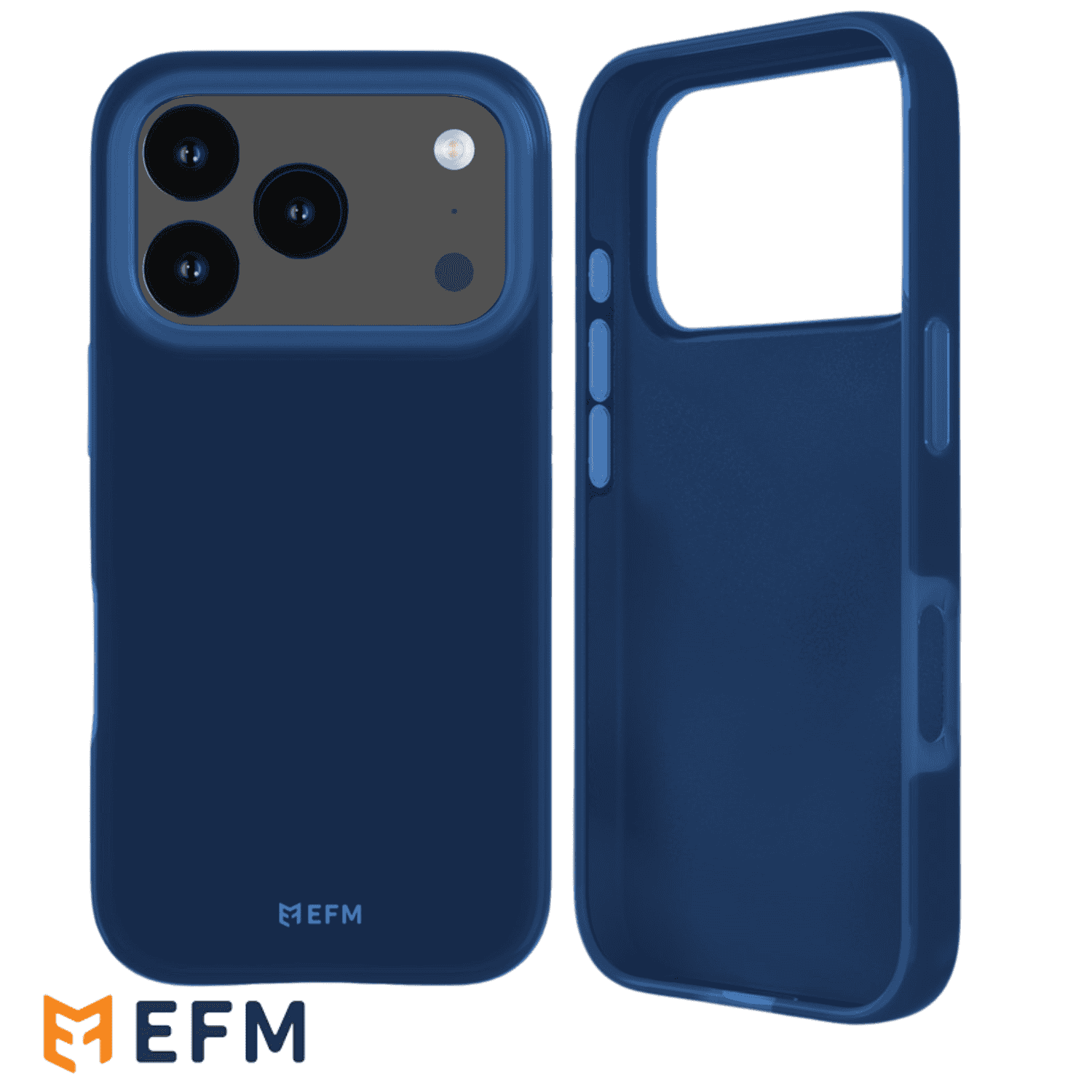 iPhone 17/18 Pro  Armour  EFM Santorini Case Navy Blue