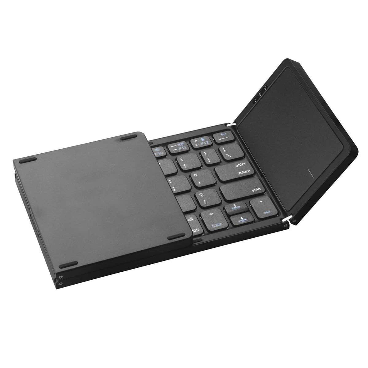 B089T Foldable Bluetooth Keyboard Rechargeable with Touchpad