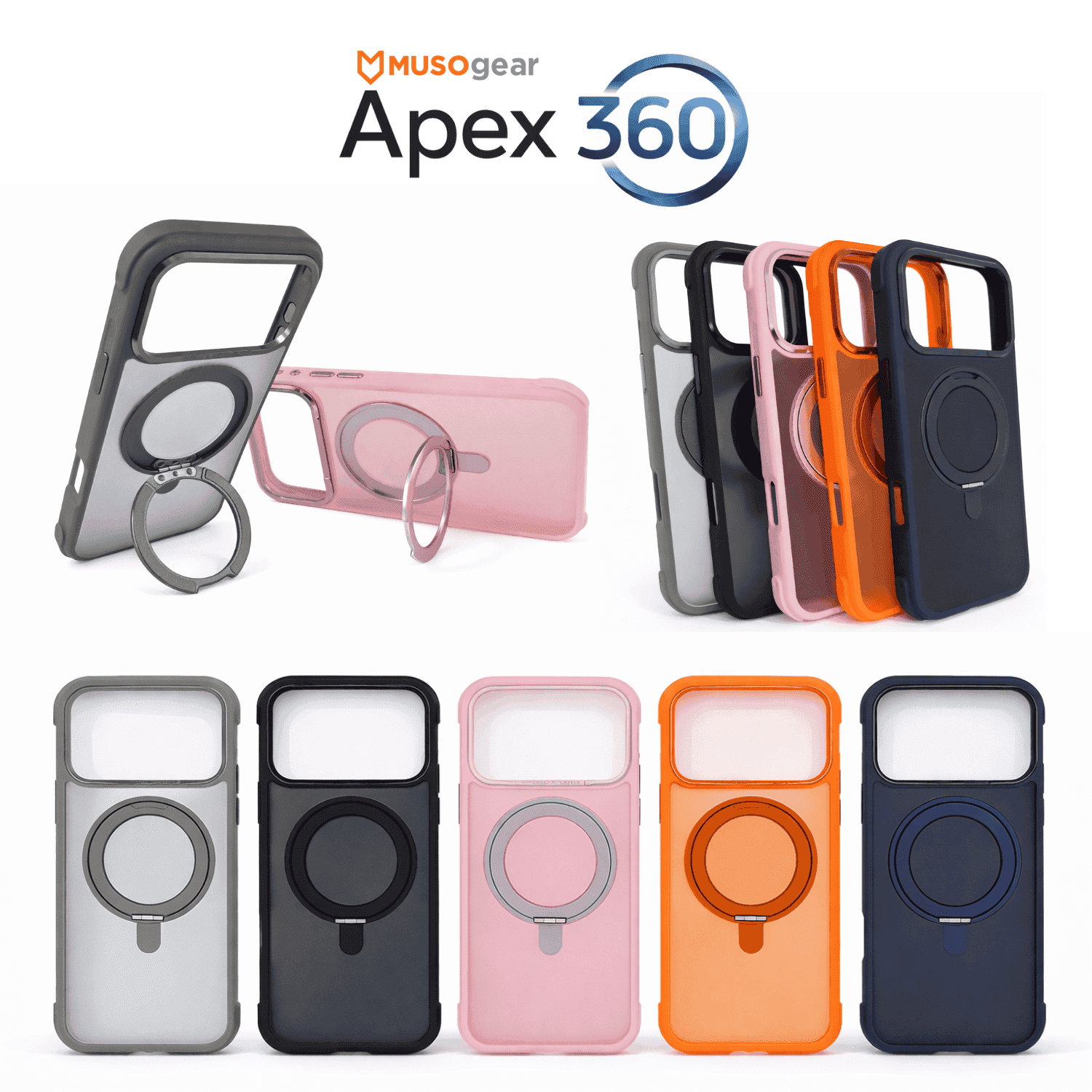 iPhone 18 Pro/17 Pro MusoGear Apex 360 Magsafe Case