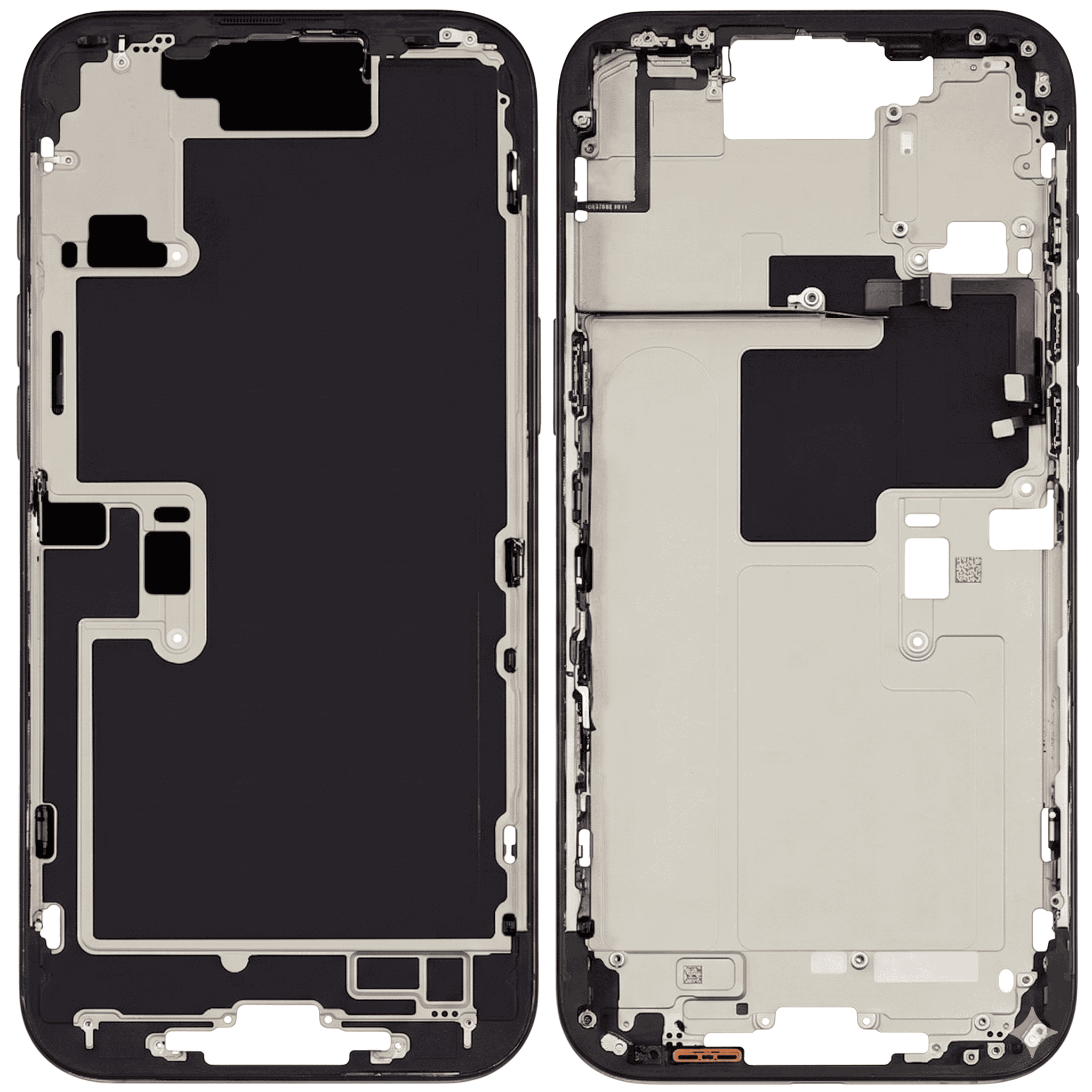 iPhone 16 Compatible Middle Frame Housing(No Camera Control)