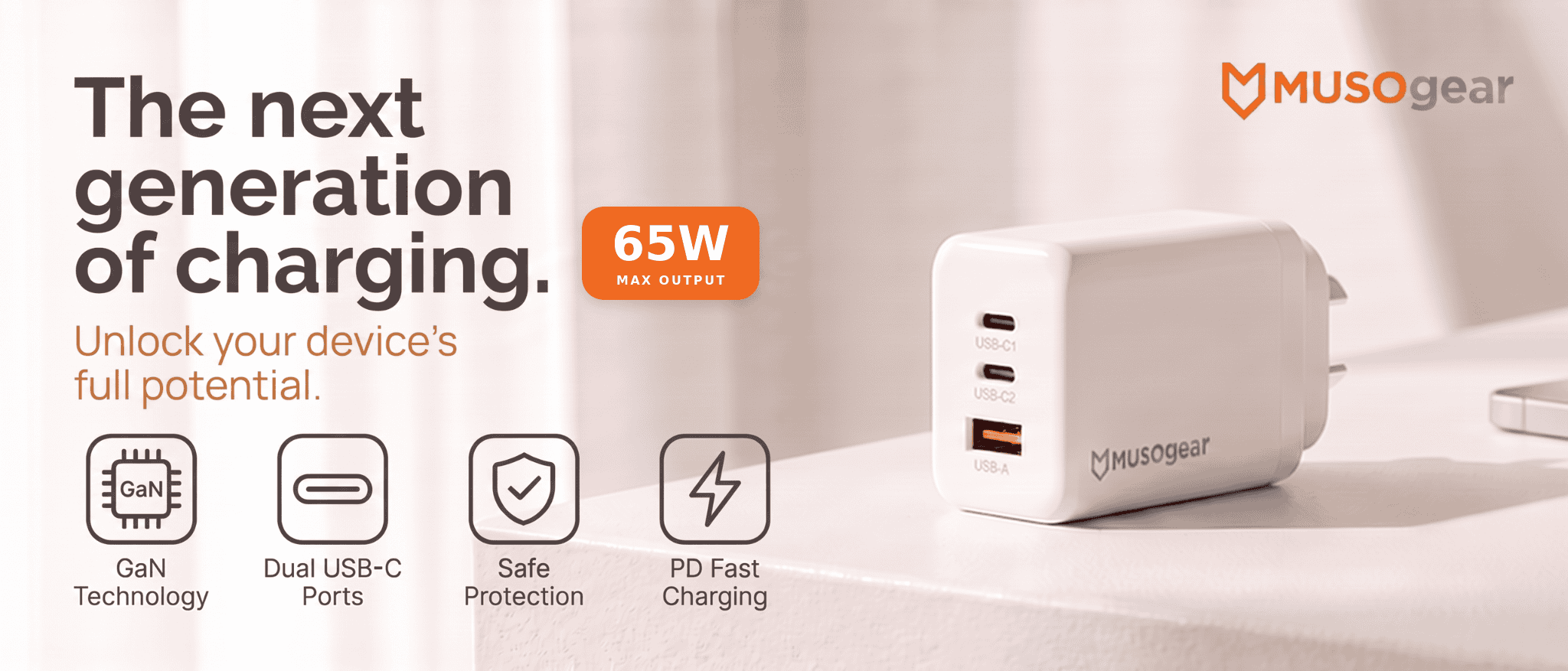 65W Adapter New Banner