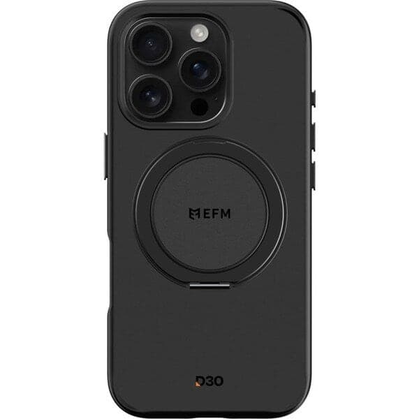iPhone 16 EFM Alta D3O Bio Case Compatible For-Black