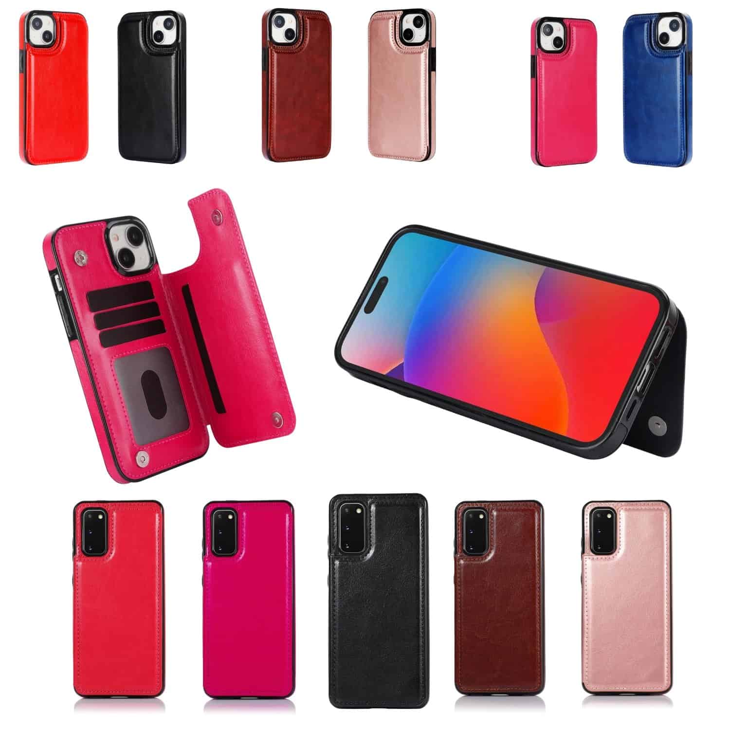 iPhone 13 Pro Max Back Wallet Case