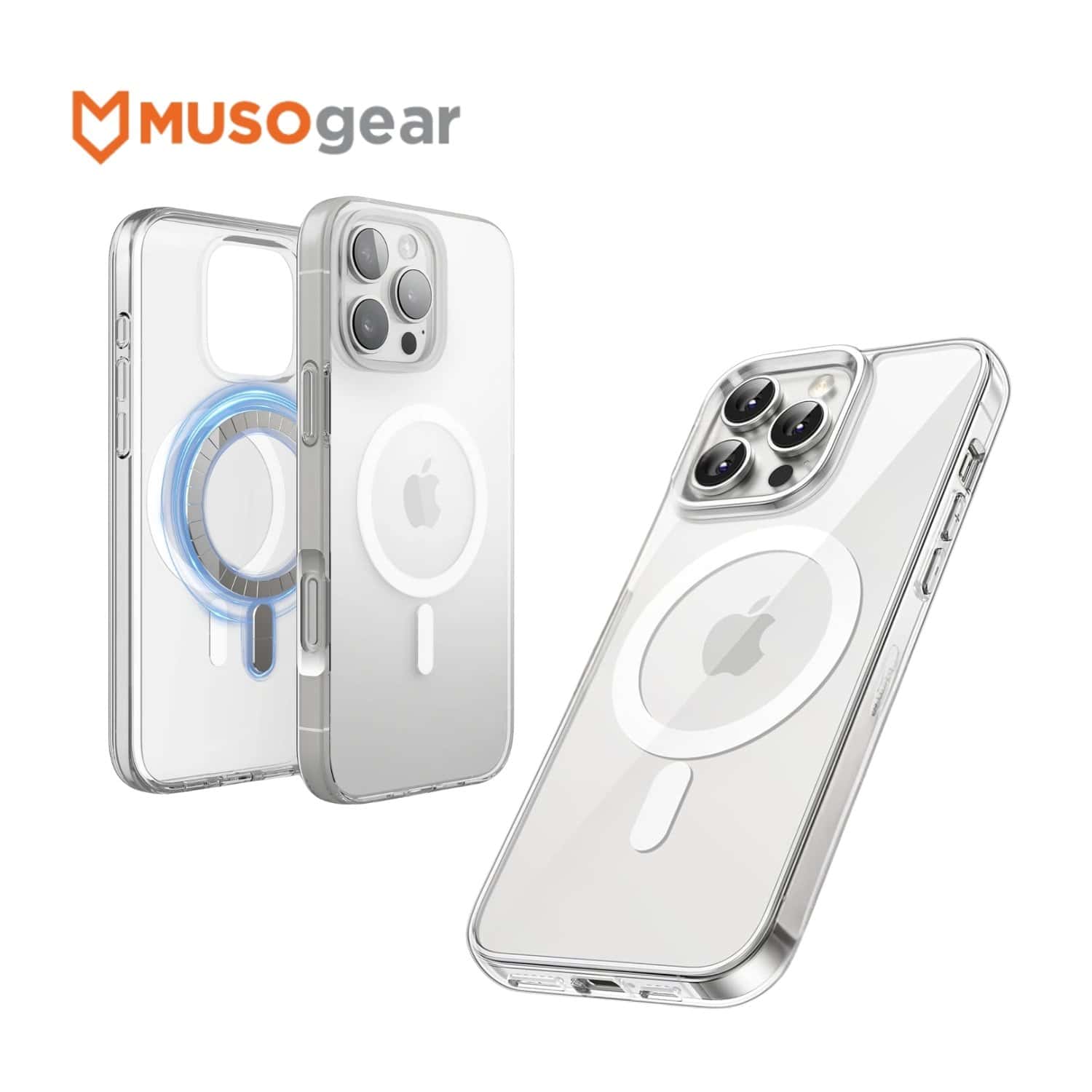 iPhone 16 Pro Max MUSOgear Clear Magsafe Case