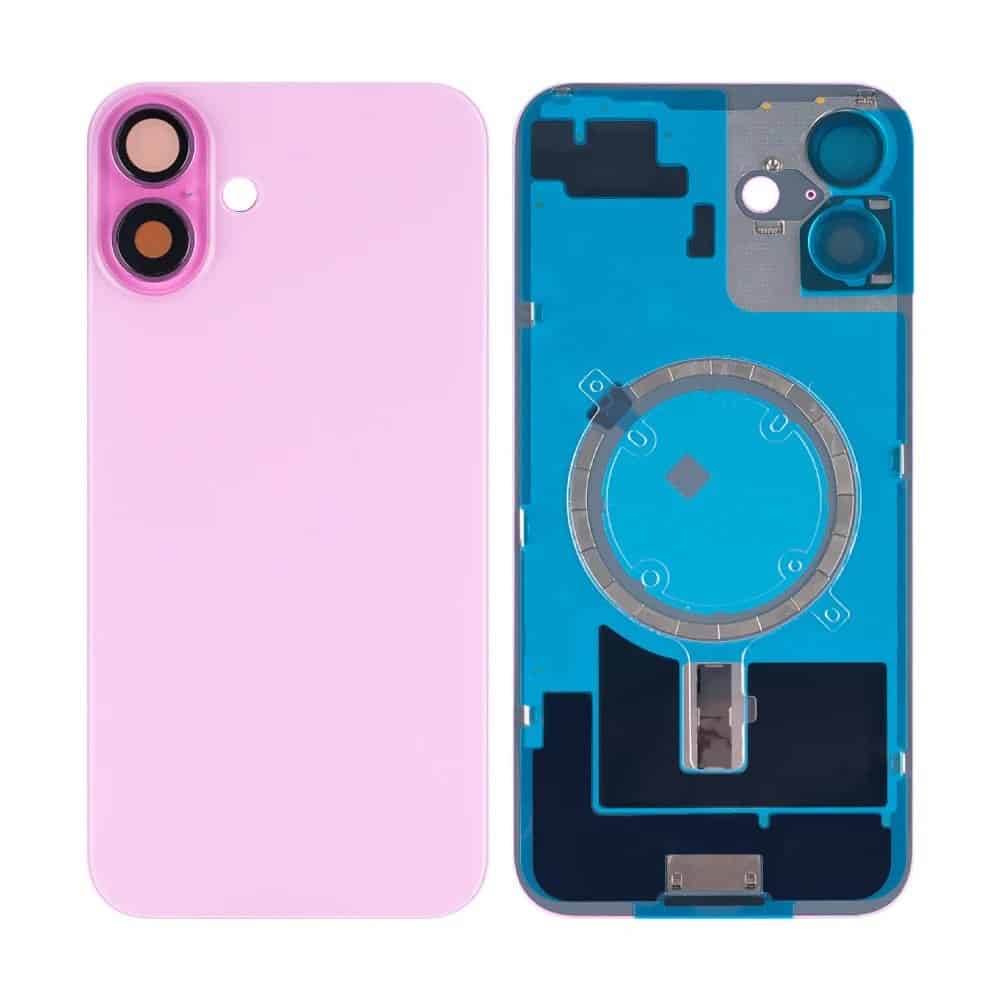 iPhone 16 Compatible Back Glass with Frame with Logo MBG