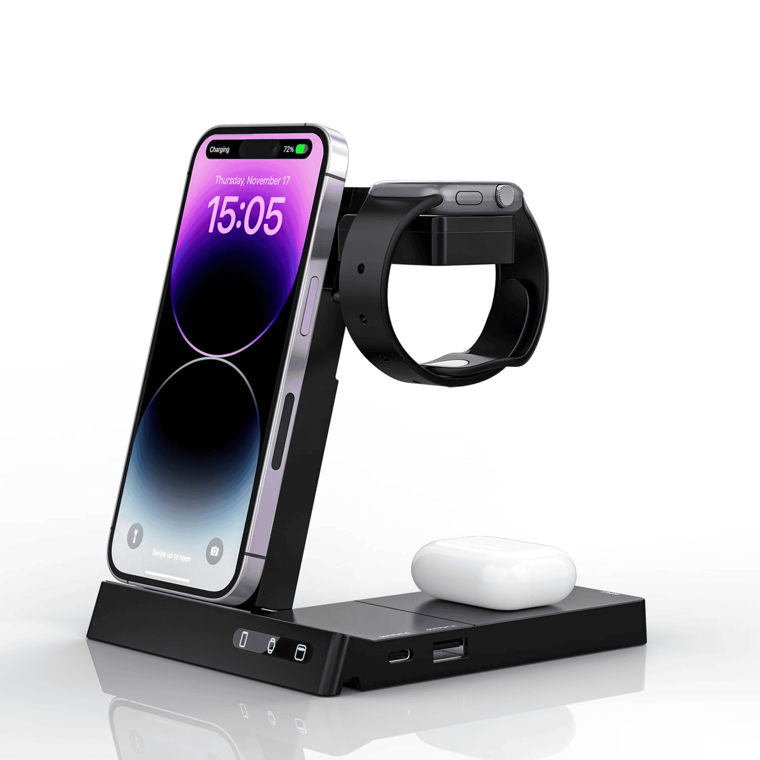 MUSOgear 6-in-1 Wireless Charger Charging Station
