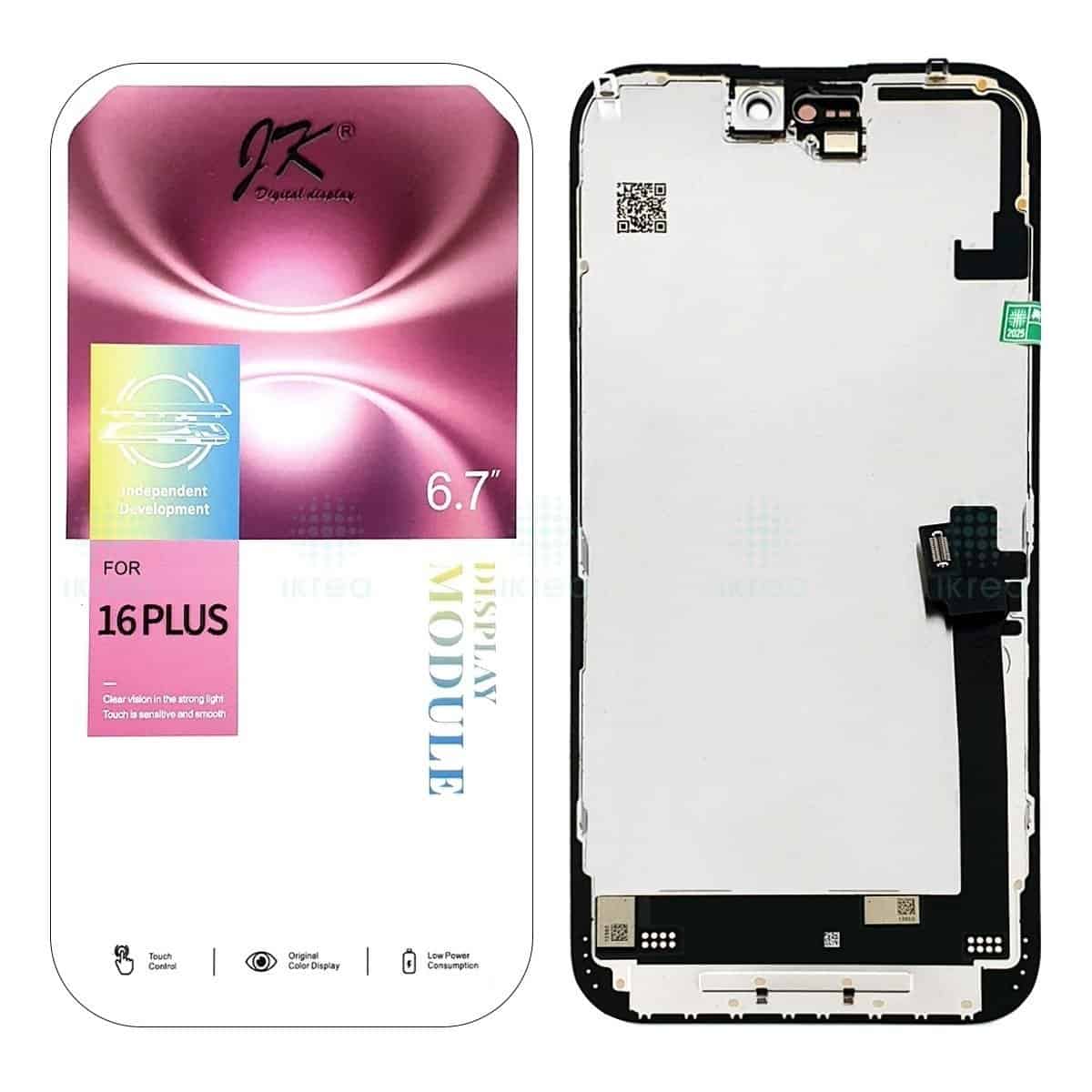 iPhone 16 Plus Compatible LCD Touch Digitizer (JK)